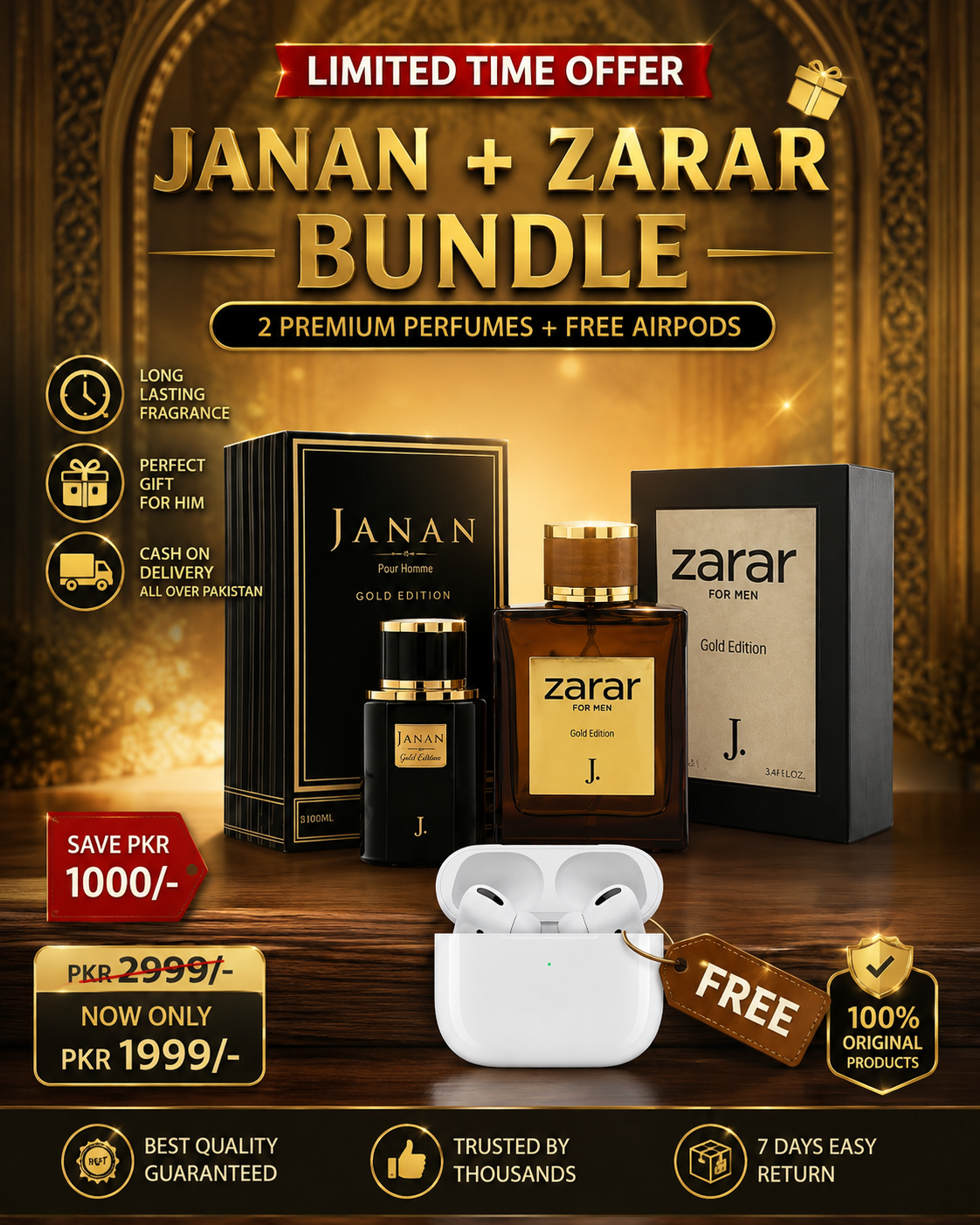 Get FREE AirPods with Every Order   Janan Gold + Zarar Gold