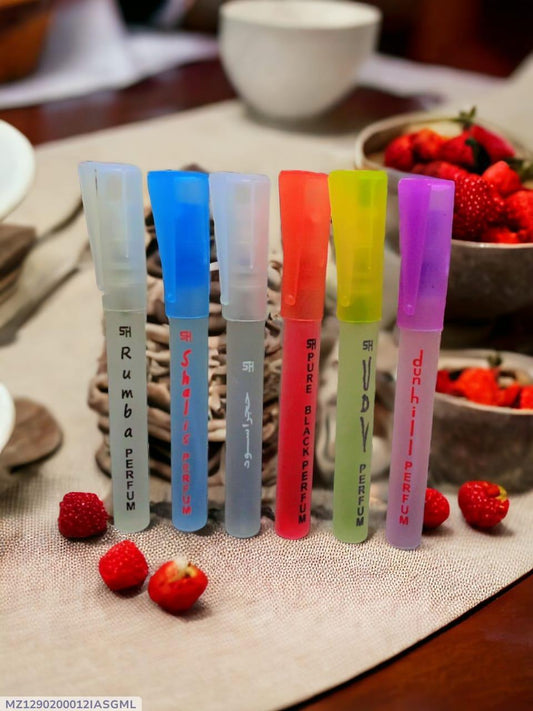 6 pcs, Long Lasting Perfume Set (Pack Of 6